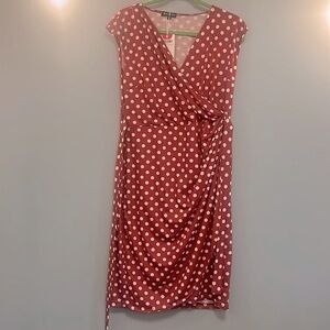Red polkadot Berrydress sleeveless dress, size XL